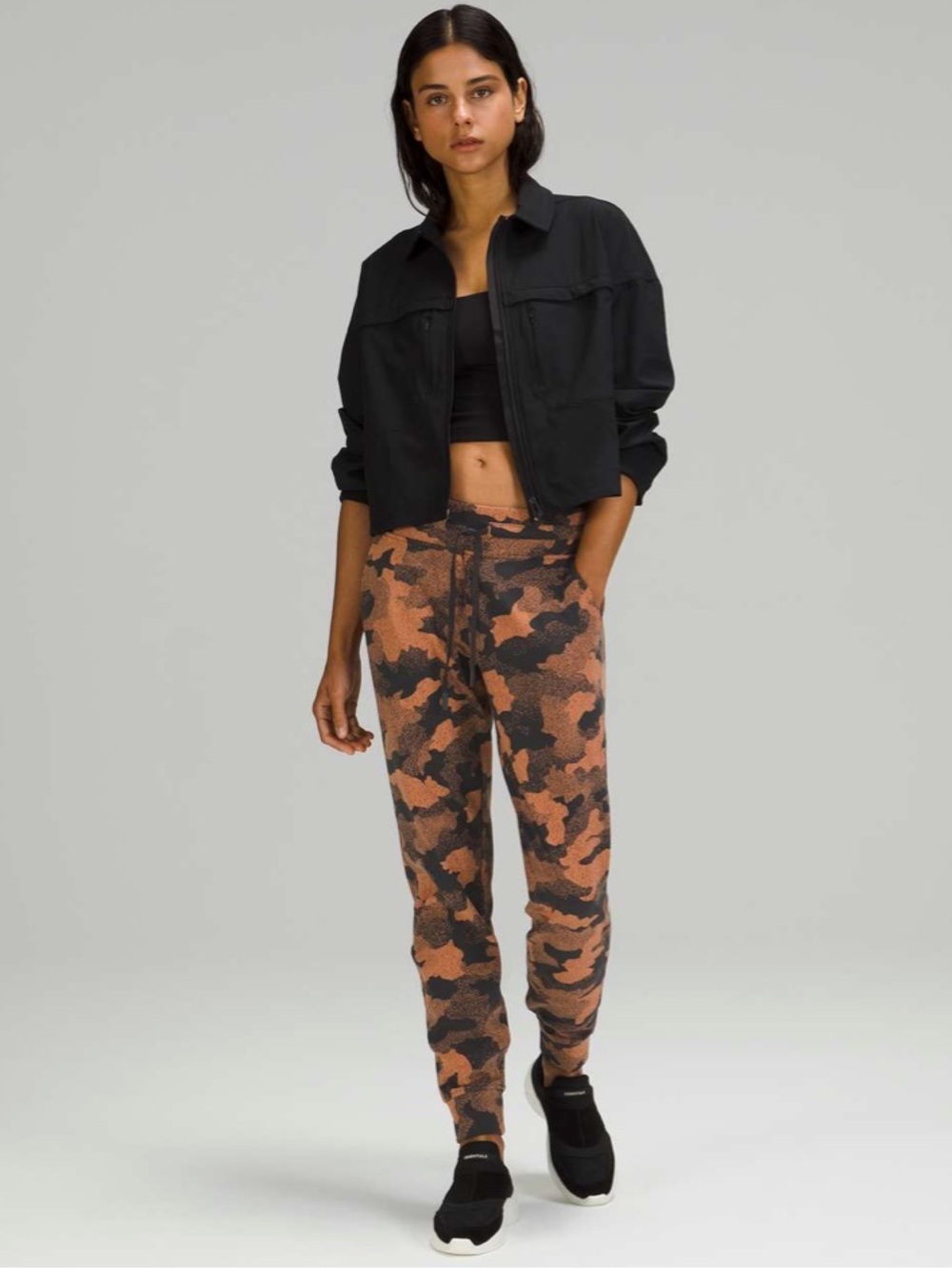 Lululemon Ready to Rulu Jogger 29” Heritage Speckle Camo Graphite Grey Size 6